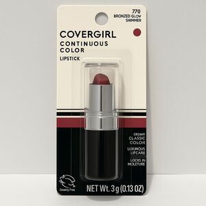 CoverGirl Continuous Color Lipstick 770 Bronzed Glow Shimmer 3 g (.13 oz) Makeup